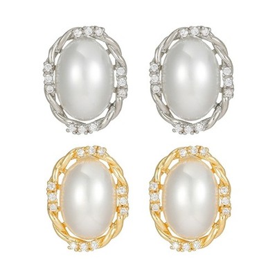 1 Pair Wrap Pearls Ornamental Earbud Charm For FreeClip 1/2 Earphone Simple Use