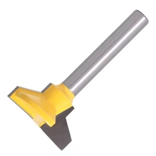 1PC Rust-resistance Milling Router Bit 6.35mm/6mm Shank Tongue Groove Cutter