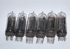 6 x IN-14 nixie tubes USED tested working IN-4 IN-12 IN-16 IN-17