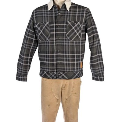 Scotch & Soda Mens Plaid Cotton Blend Snap Shirt Jacket Sz M  NWT $188