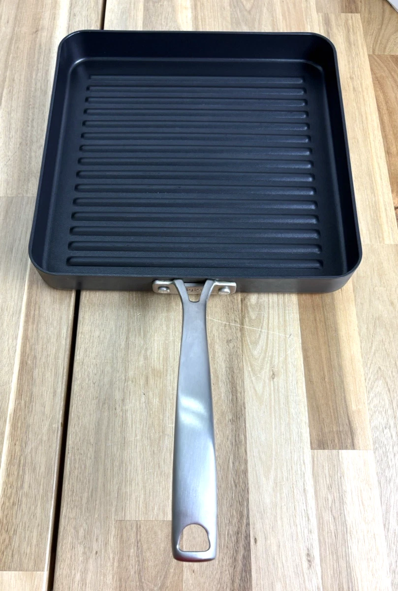 Parrilla cuadrada antiadherente de aluminio anodizado duro Belgique sartén plancha 11"
