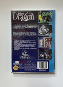Rise of the Dragon (Sega CD, 1994) Complete  Reg Card Tested And Working