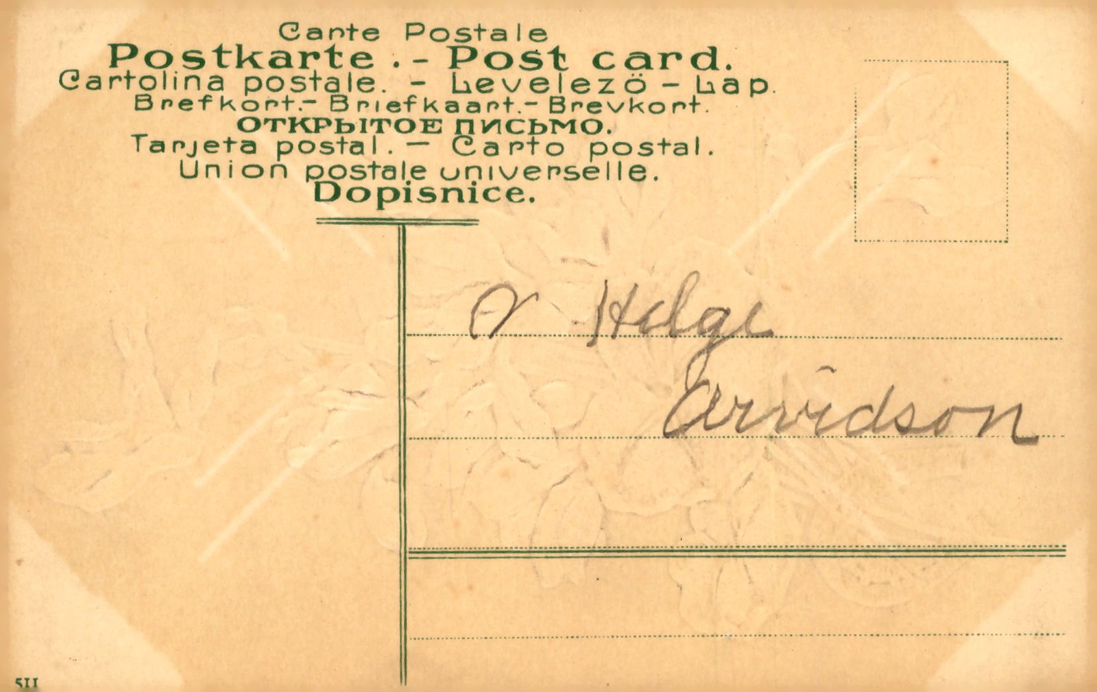 multilingual, Love's Greeting, Carte Postale, Tarjeta postal, Helge Postcard