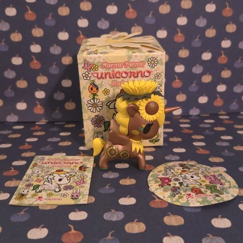 Tokidoki FLOWER POWER Unicorno Series 2 "SUNFLOWER" 2024 Vinyl Figure Complete!