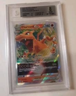 2022 Pokemon Brilliant Stars Charizard VSTAR #18 BGS 8 w/Subgrades Charizard