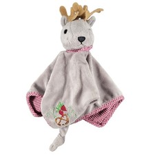 Nyani Wildfang Deer Lovey Security Blanket Red Check 10 x 10 Germany