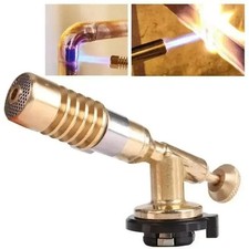 Butane Gas Blow Torch Burner Welding Auto Ignition Soldering BBQ Flame Thrower