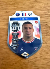 #SH 10 - CARTE CHROME TOPPS Match Attax 2022 Pro Elite Kylian MBAPPE PSG