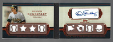 Dennis Eckersley 2010 Topps Sterling Signature Relics Booklet Auto 7/10
