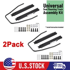 2 Pack Universal Seat Slider Seat Mounting Track Assembly Kit Fits NRG Sparco US