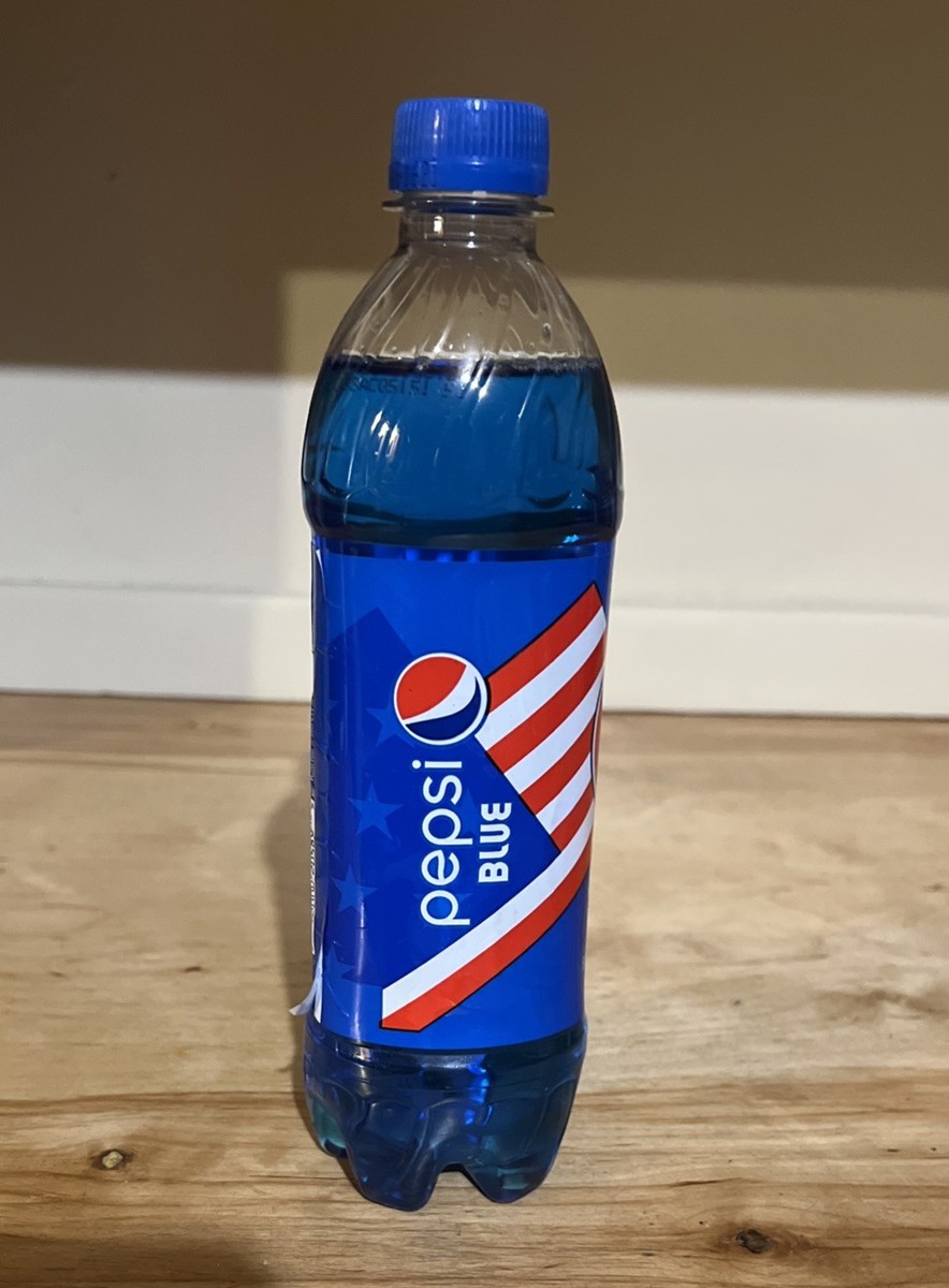 Pepsi Blue 16.9 Fl Oz. LIMITED EDITION Berry Flavored, Unopened