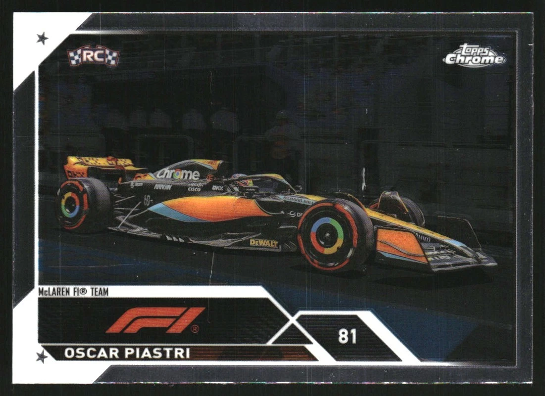 Oscar Piastri trading card