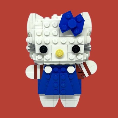 Genuine Lego Hello Kitty Cat 4 Inch Figure MOC