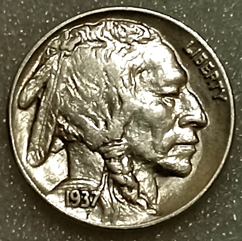 🦋 1937 P Buffalo Nickel - Uncirculated