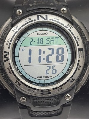 Casio SGW-100 Twin Sensor Compass Thermometer 3157 Digital Watch 