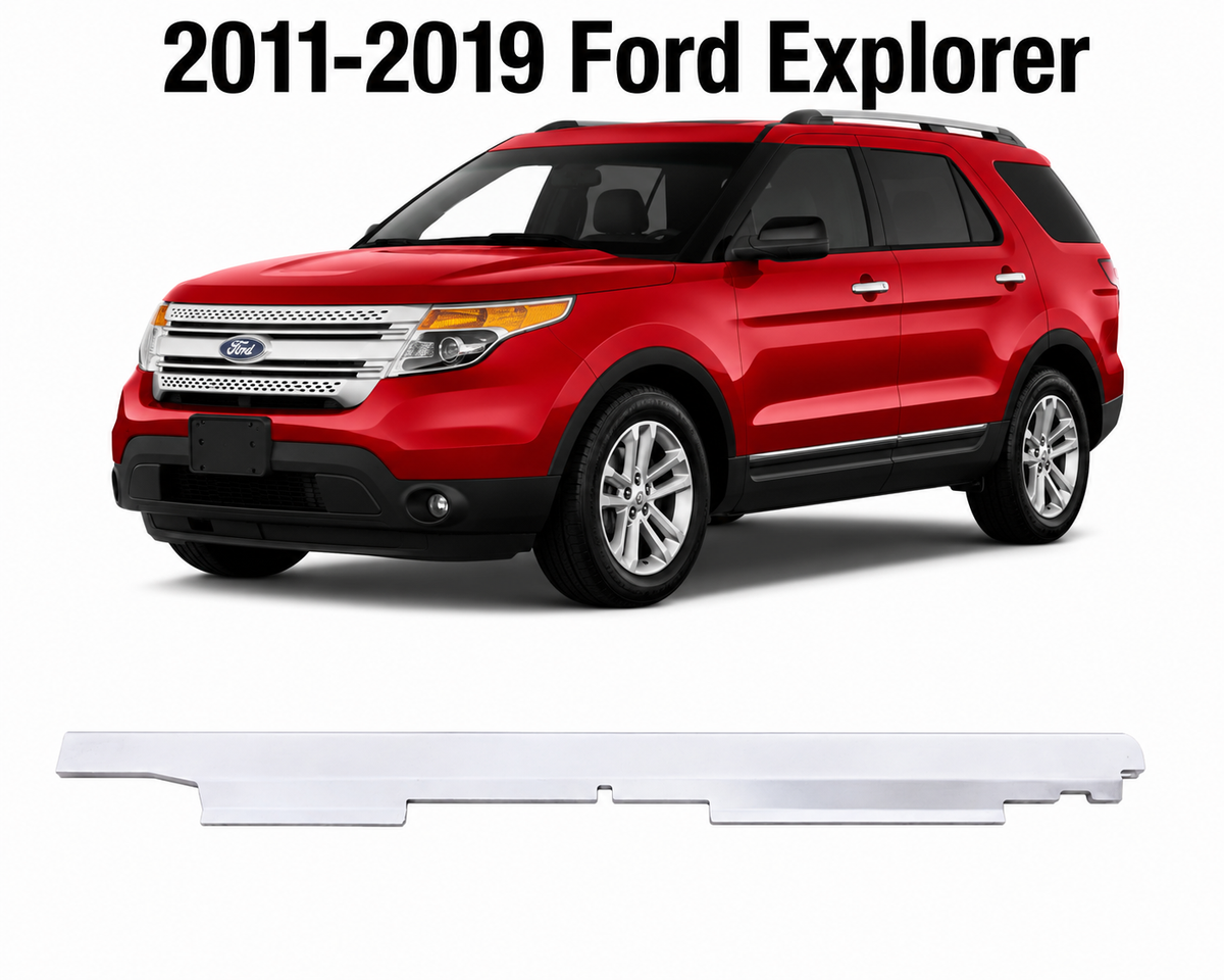 Outer Rocker Panels Fits Ford Explorer 2011-2019 (Without Holes