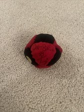Dirt Bag Footbag hacky sack 8-panel Red/Black New