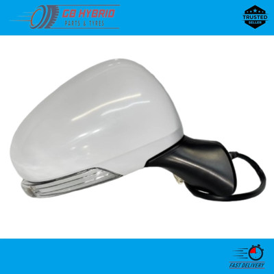 New Toyota Prius Plus 2011-2022 Driver Side Mirror White (UK Model)