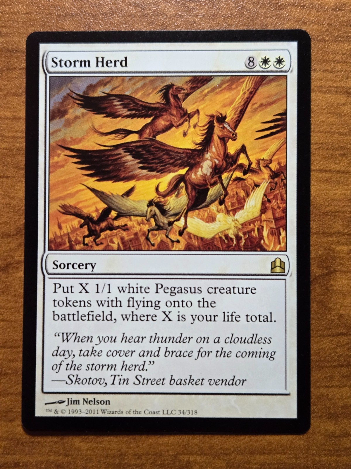 MTG Commander 2011 - Storm Herd - CMD 34 - Regular NM