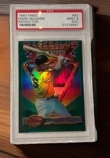 1993 Topps Finest - Baseball's Finest All-Stars Mark McGwire #92 Refractor