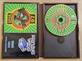 Sega Worldwide Soccer 97 For Sega Saturn PAL UK Version with box and manual