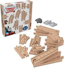 MATTEL Thomas Wooden Railway Original Track Expansion Set 30 Pieces 