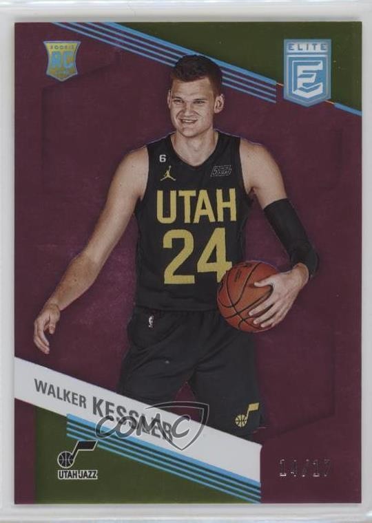 2022-23 Donruss Elite Rookies FOTL Pink 14/17 Walker Kessler #216 Rookie RC 0xh3