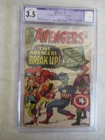 AVENGERS #10 BY MARVEL CGC 3.5 GRADED COMIC 11/64 1st APP OF IMMORTUS
