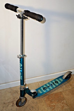 GENUINE Swiss Sprite MICRO Aluminium Scooter Turquoise  Folding 8 -18 Years
