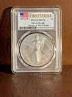 2023 (W) $1 American Silver Eagle PCGS MS70 FDOI Flag Label