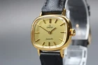 OMEGA Seamaster 25mm 511.0546  Manual Winding Gold Dial Women's Vintage Exc+5