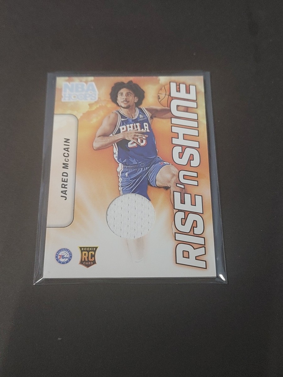 2024-25 NBA Hoops Jared McCain Rise 'n' Shine Rookie Jersey Patch