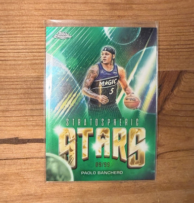 Paolo Banchero Topps Chrome - Stratospheric Stars ST-19 Orlando Magic 09/99