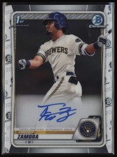 2020 Freddy Zamora Bowman Chrome 1st Bowman Auto RC #CDA-FZ (J378) $6 MAX SHIP