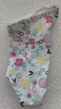 Barbie Doll Clothes Flowers White Bathing Swim Suit Vintage