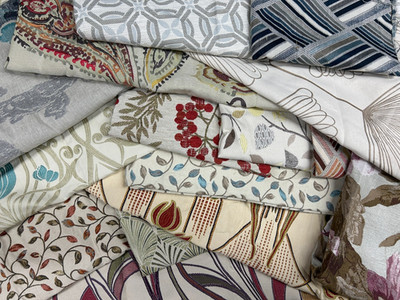 GEOMETRISCHES DESIGN RESTE Stoff 1kg Posten Basteln verschiedene Farben und Texturen