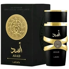Lattafa Asad Unisex Eau De Parfum Spray 3.4 oz - Elegant Fragrance