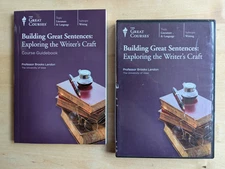 Great Courses Building Great Sentences Exploring Writer's Craft 4 DVDs LIKE NEW!