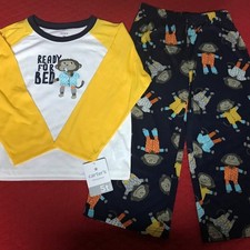 Carter's Boy's Two Piece Long Pajamas 5T NWT