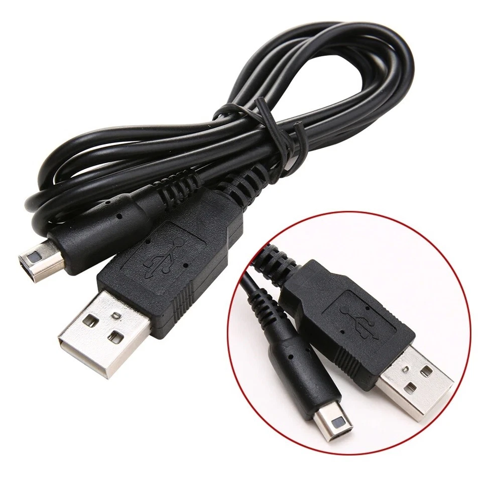 Nintendo DSi / DSi XL / 3DS / 3DS XL USB Power Charger Cable - Image 3 of 4