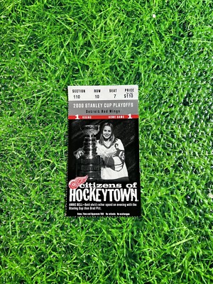 RARE Kristen “Annie” Bell Detroit Red Wings KINGS Playoff ticket