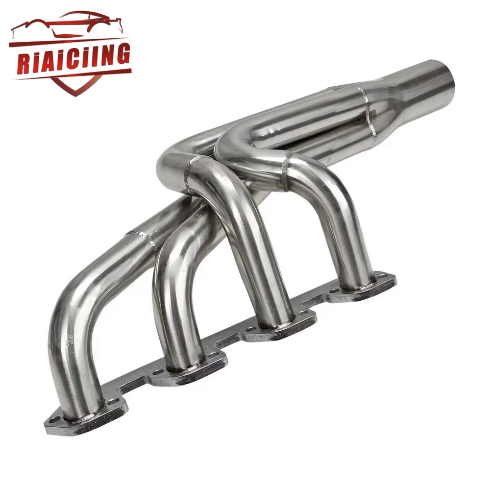 Stainless Exhaust Header w/Gasket for 1974-1980 Ford Pinto Mustang II 2.3L L4 US - Image 2 of 4