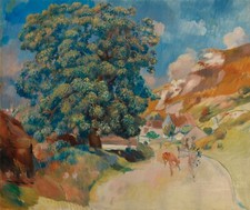 Pierre-Auguste Renoir Art Print "LE GRAND ARBRE AU BORD DE LA ROUTE"