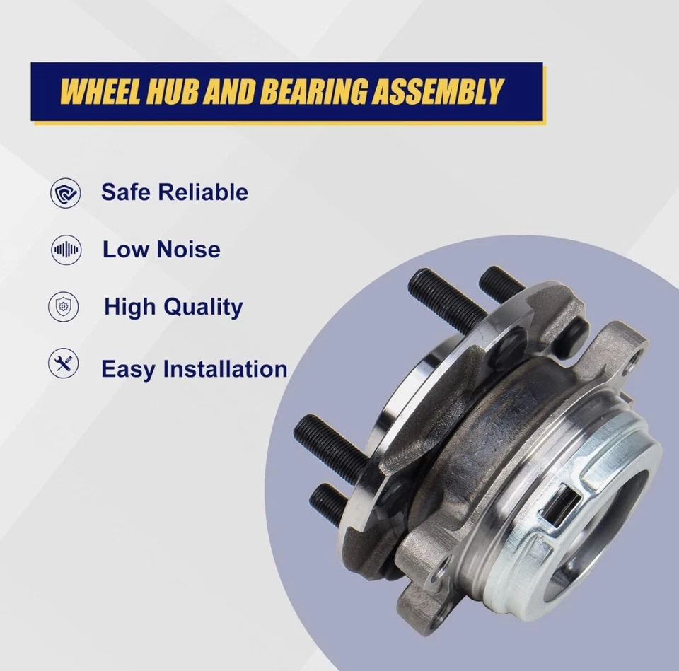 513296 前轮轮毂轴承组件适用于日产 Altima Murano QX60 U4-2 包 — 第 3/4 张图片