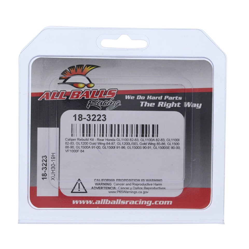 All Balls Rear Caliper Rebuild Kit 183223 For Honda GL 1200 A Gold