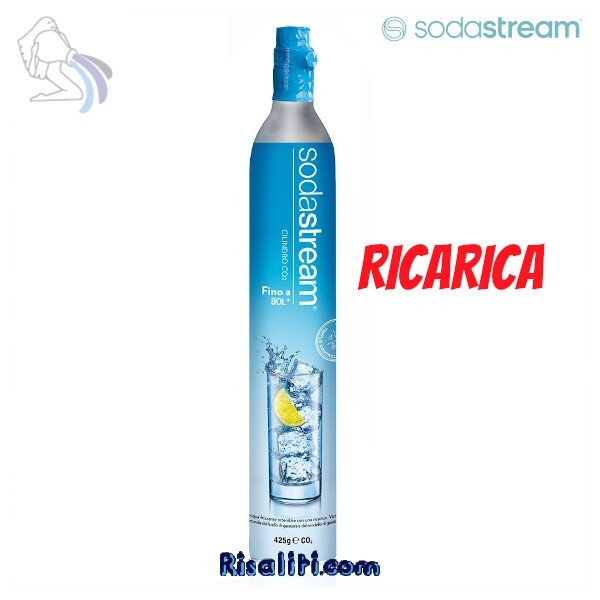 OFFERTA Ricarica CO2 425g Soda Stream - Solo Scambio Bombola Vuota