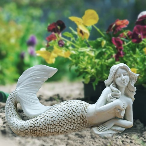 Harz-Meerjungfrau-Figur, Statue, Zimmer, Garten, Büro, Meister, Geschenk, Hofdek - Bild 5 von 9