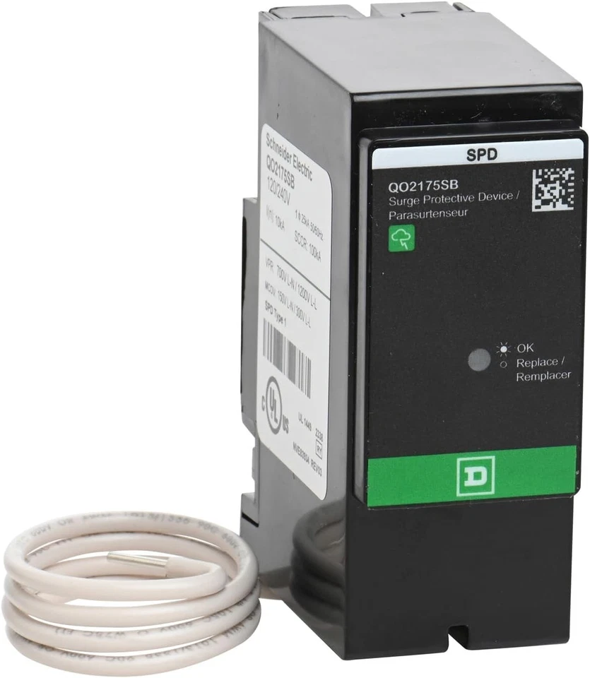 Square D by Schneider Electric QO2175SB QO SurgeBreaker, Surge Protection Device