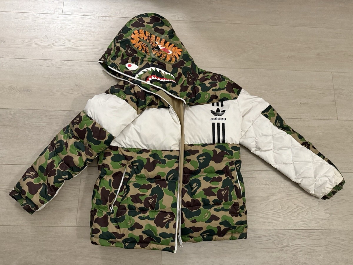 adidas x BAPE アルティメット シャーク パーカー XLサイズ adidas x BAPE アルティメット シャーク パーカー XLサイズ