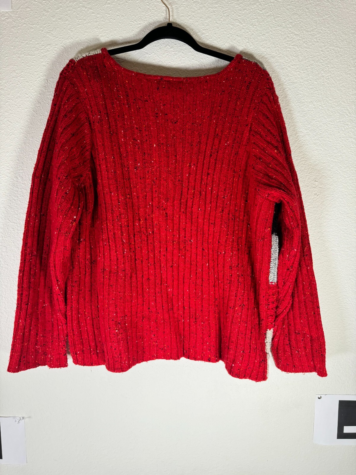 Unique Chunky Knit Checkered Patchwork Winter Chr… - image 6